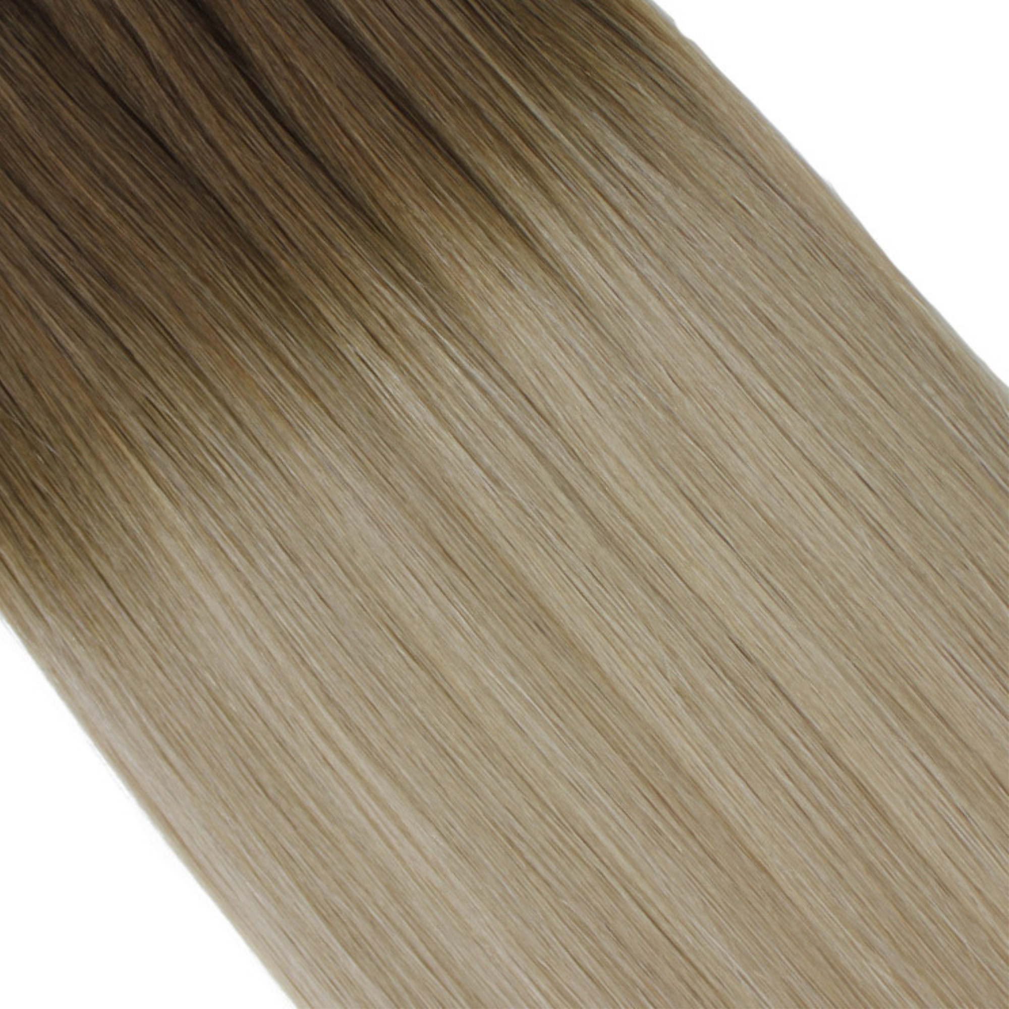 "hair rehab london 18" weft hair extensions shade swatch titled rooted baby blonde"
