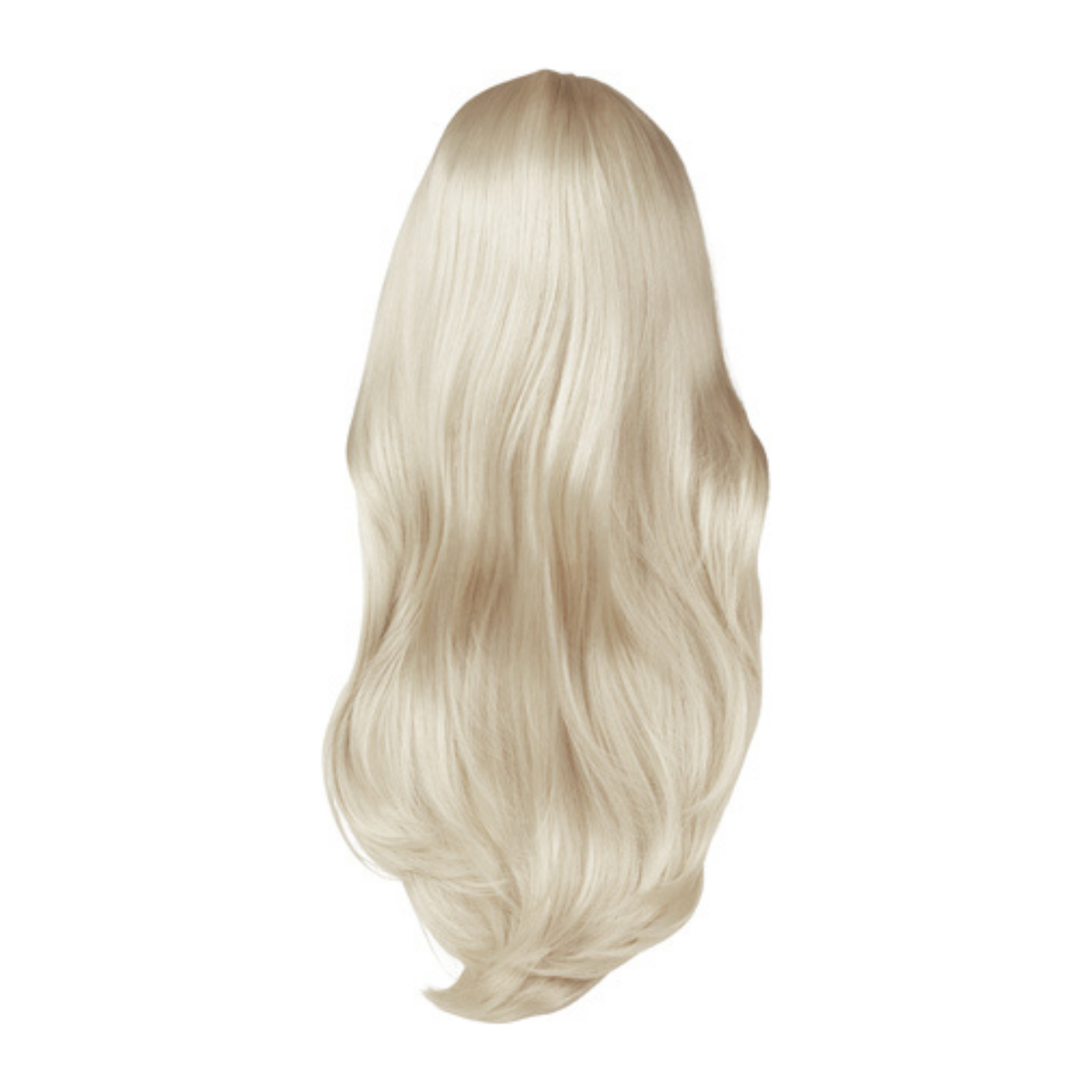 image of hair rehab london half wig hairpiece in shade ice blonde