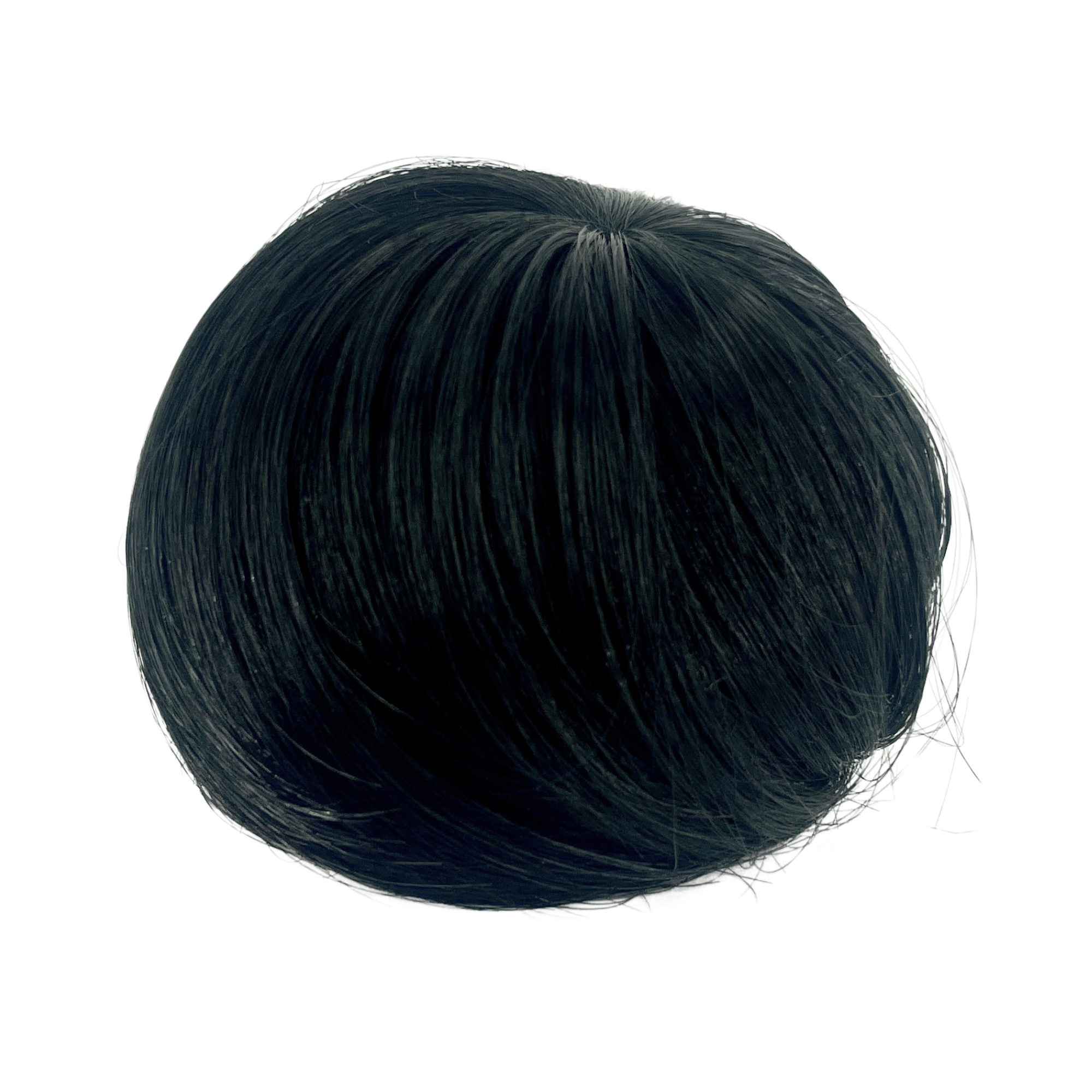 image of hair rehab london clip on bun hairpiece in shade jet black