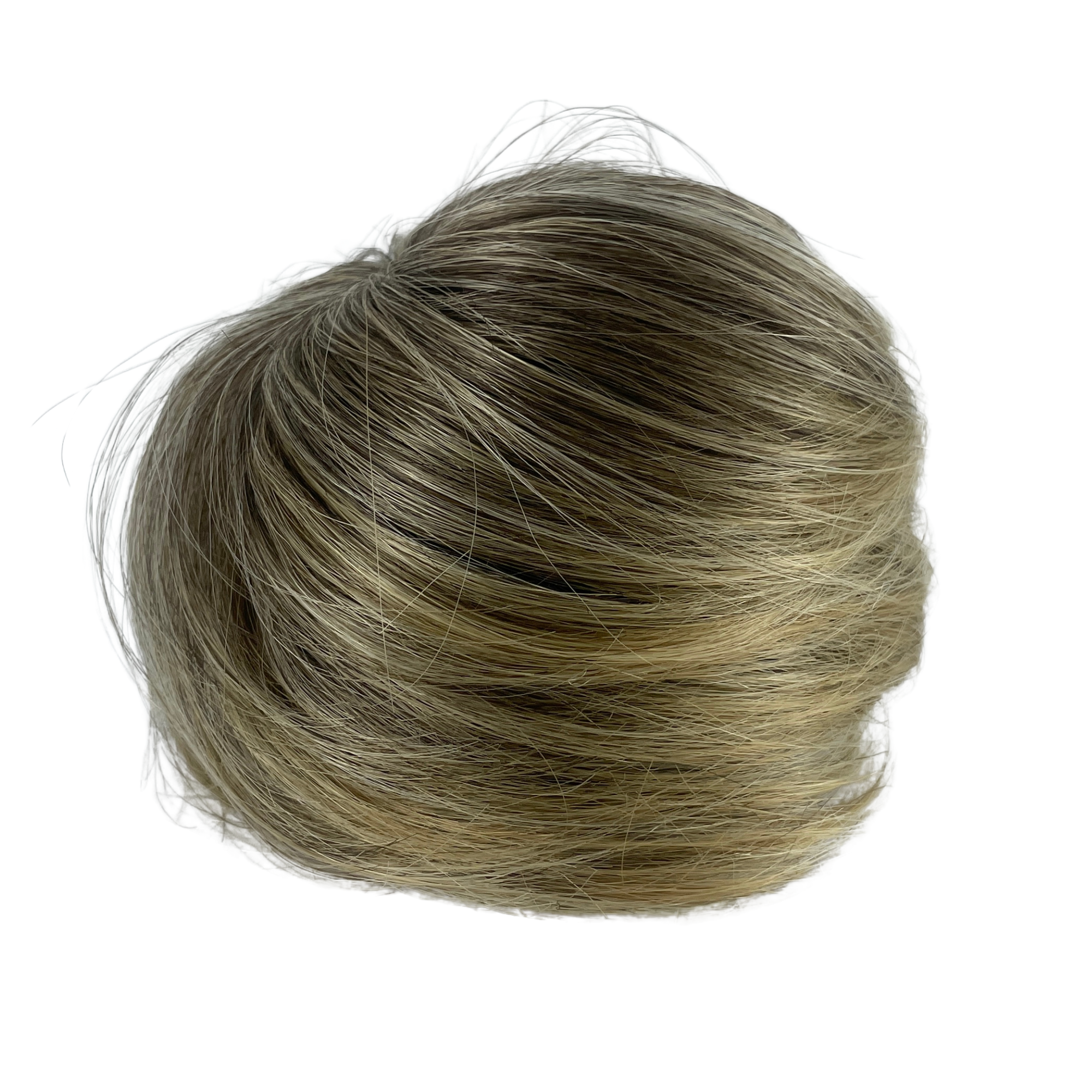 image of hair rehab london clip on bun hairpiece in shade rooted coachella