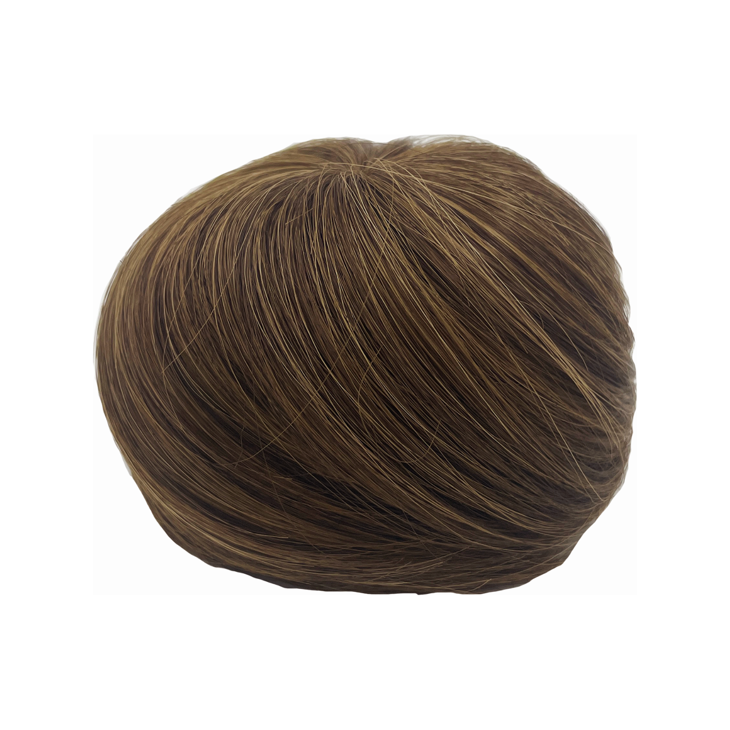 image of hair rehab london clip on bun hairpiece in shade chestnut