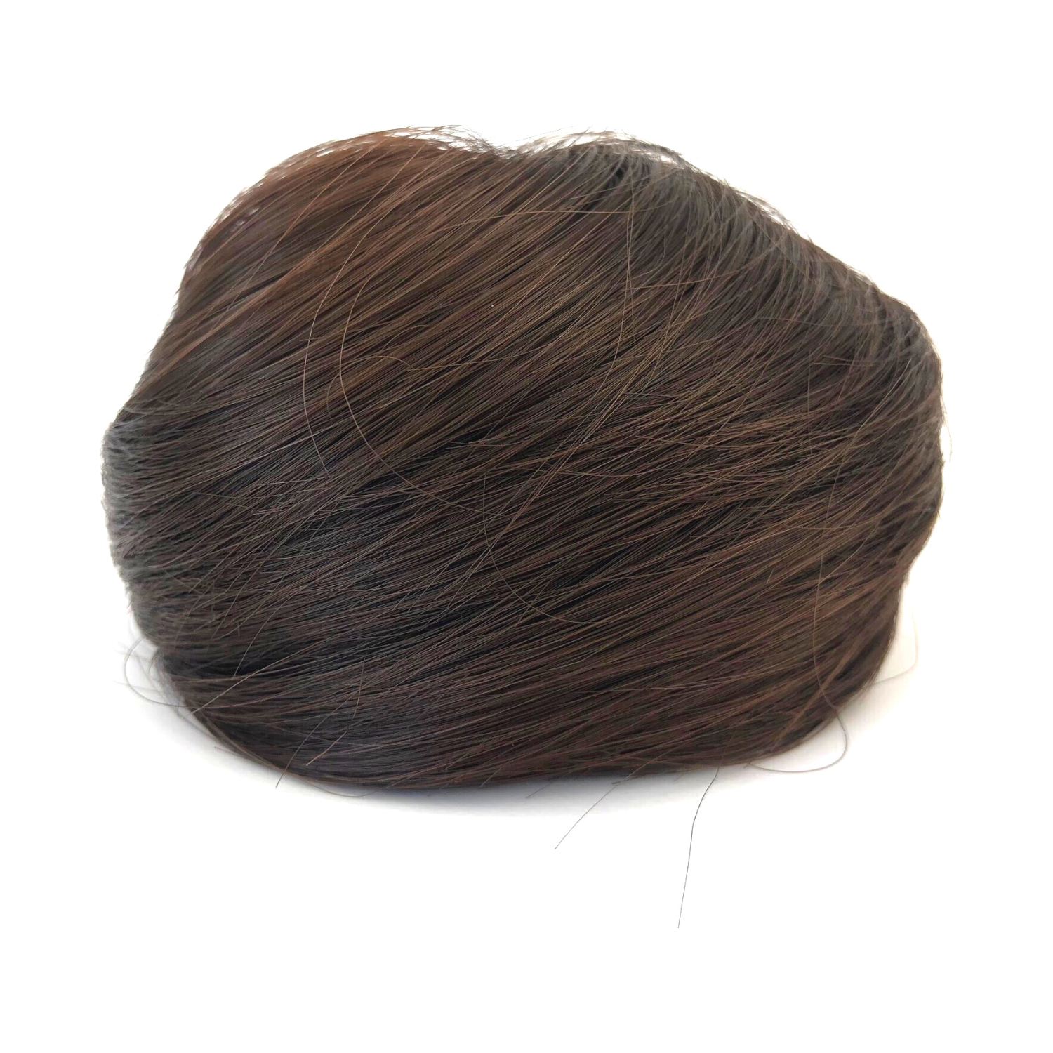 image of hair rehab london clip on bun hairpiece in shade chocolate