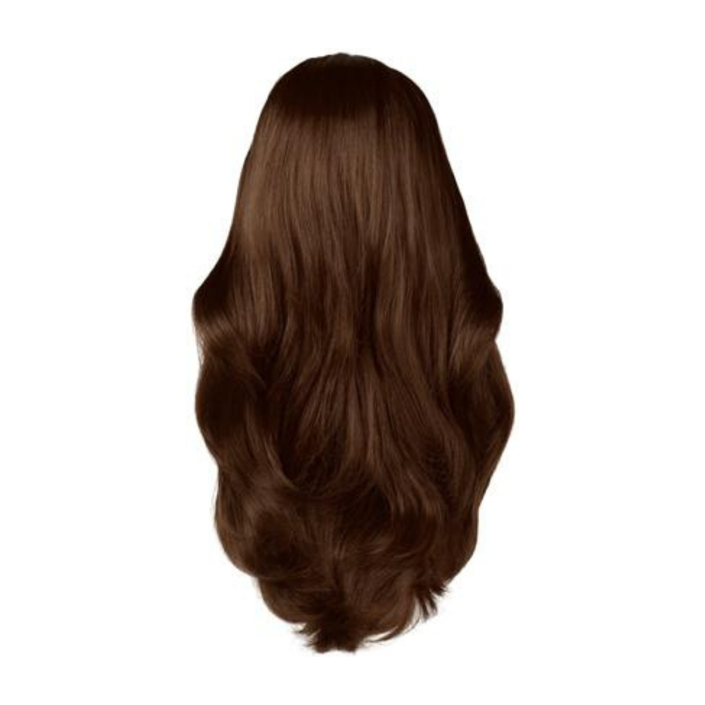 full length half wig hairpiece in shade chocolate
