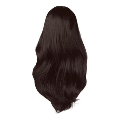 hair rehab london half wig hairpiece in shade midnight