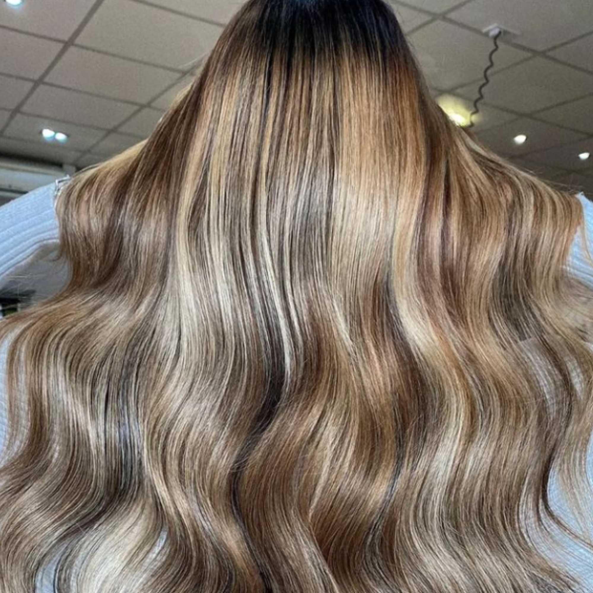 22" Invisible Tape Extensions Rooted Supermodel