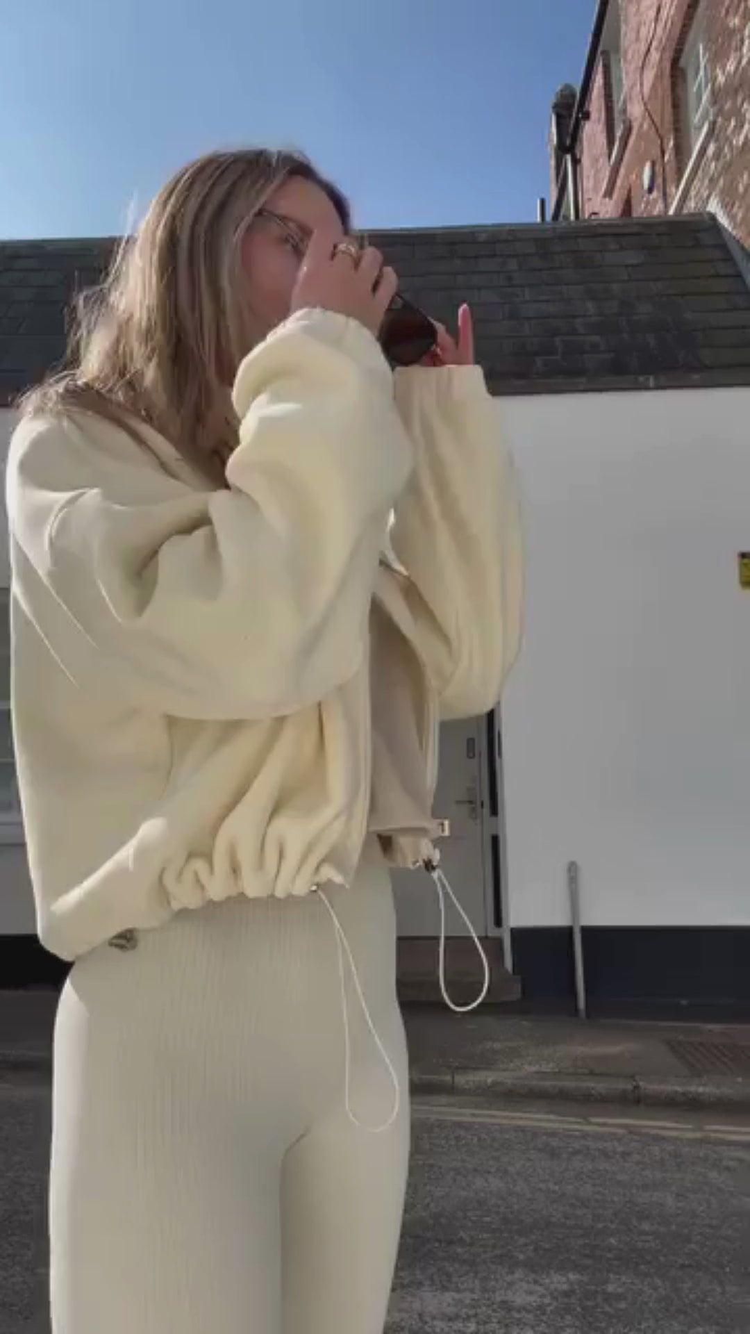 Load video: video where lauren pope takes you with her to get her tape hair extensions refitted in the hair salon