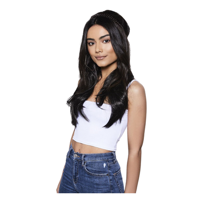 Model With Fishtail Headband