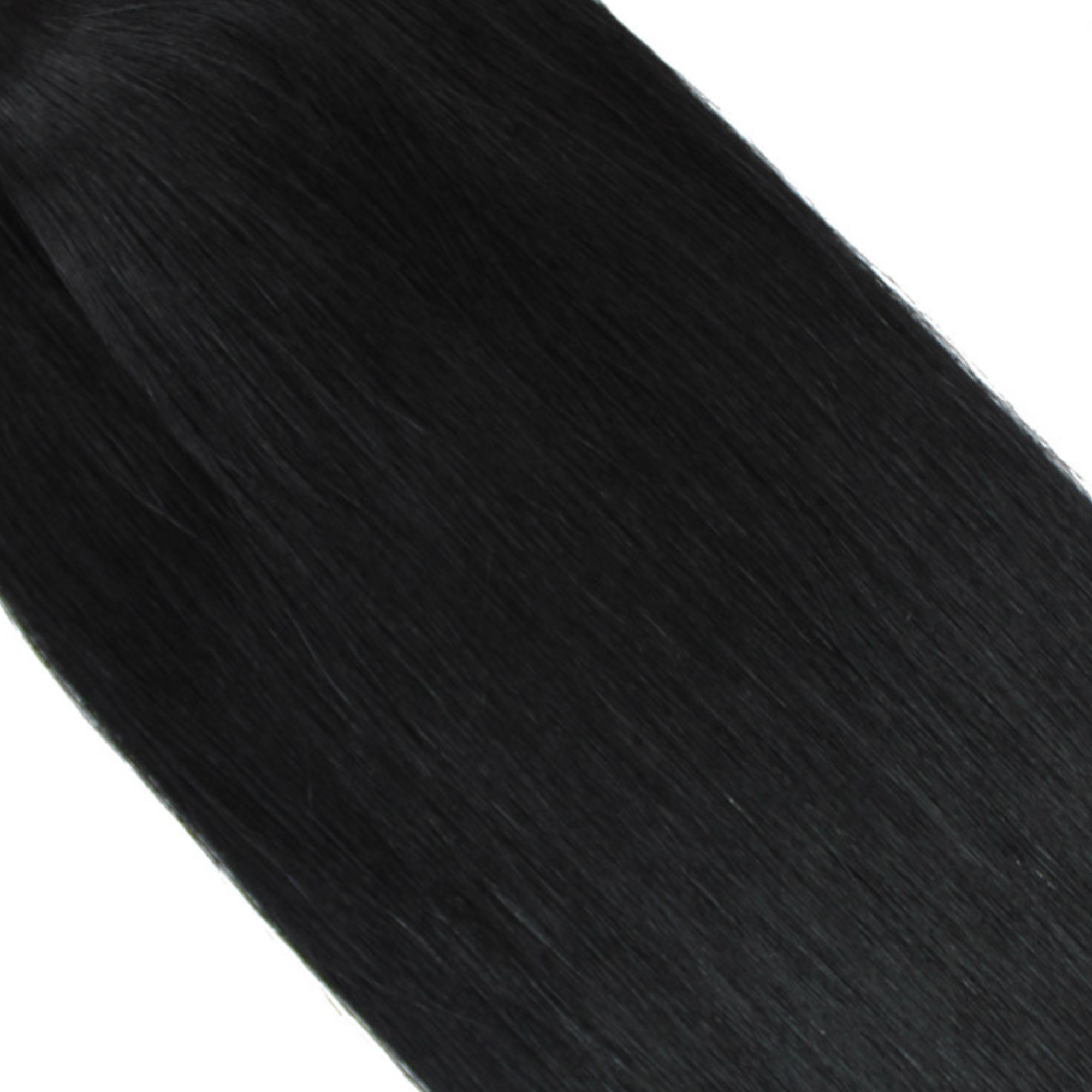 "hair rehab london 22" tape hair extensions shade swatch titled jet black"