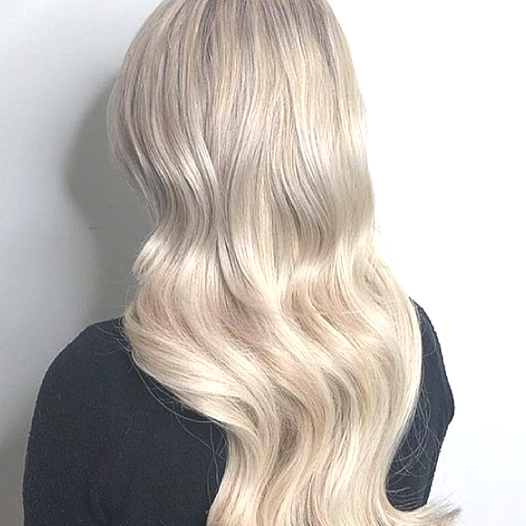 "hair rehab london 22" weft hair extensions shade swatch titled blonde af"